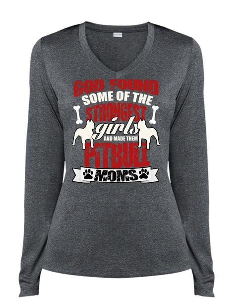 The Strongest Girls T Shirt, Made Them Pit Bull Moms T Shirt