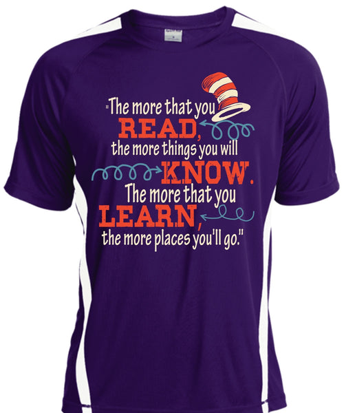 Dr. Seuss T Shirt, The More That You Read T Shirt, The Cat in the Hat T Shirt, You Will Know T Shirt, Cool Shirt