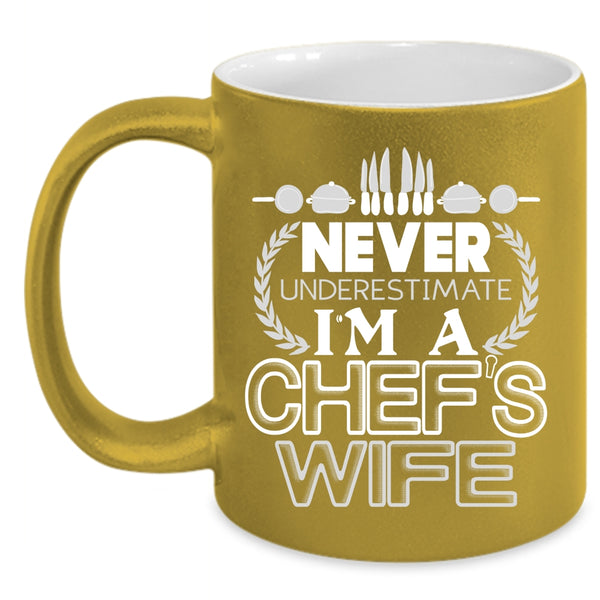 I'm A Chef's Wife Coffee Mug, Cool Just Married Coffee Cup