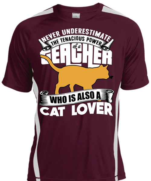 The Tenacious Power Of A Teacher T Shirt, Cat Lover T Shirt, Cool Shirt
