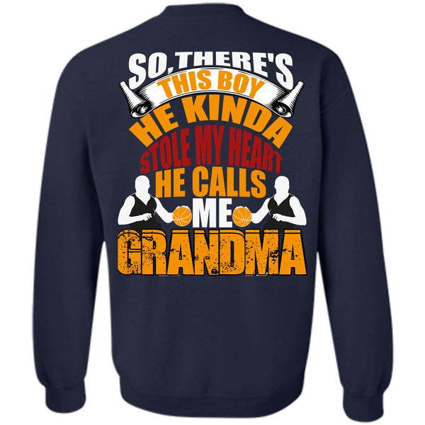 He Calls Me Grandma T Shirt, I Love Basketball Sweatshirt