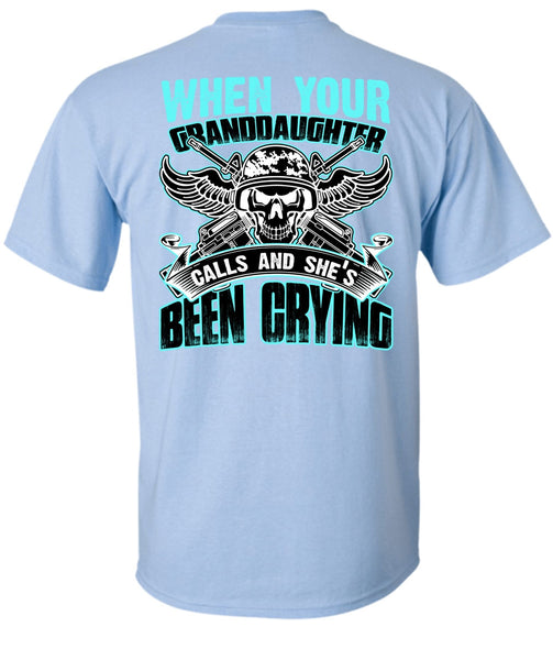 When Your Granddaughter Calls T Shirt, I Love Grandkid T Shirt