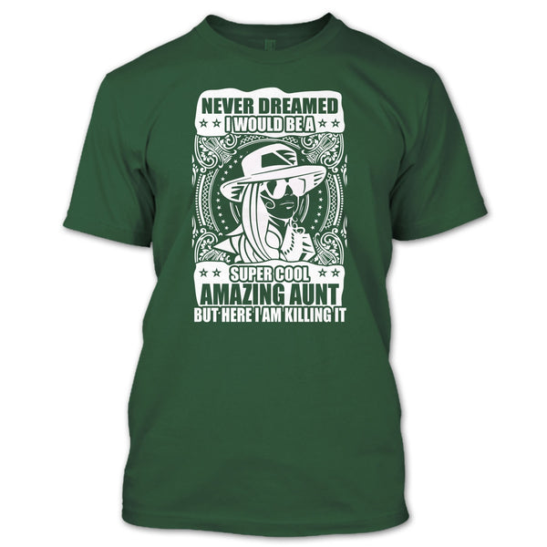 Cool Amazing Aunt T Shirt, Coolest Aunt T Shirt