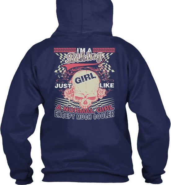 I'm A Biking T Shirt, Just Girl Like A Normal Girl T Shirt