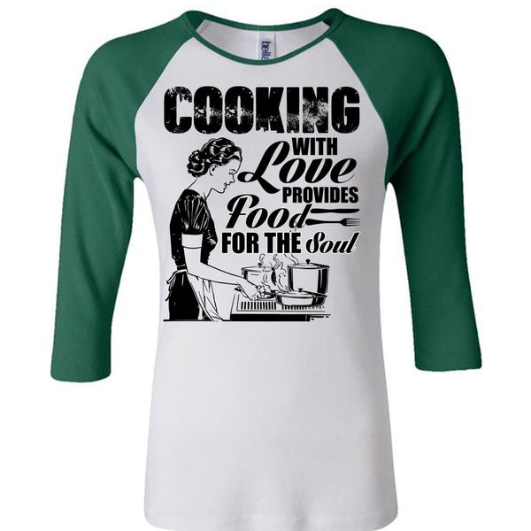 Cooking With Love Provides Food T Shirt, I Love Cooking T Shirt, Awesome T-Shirts