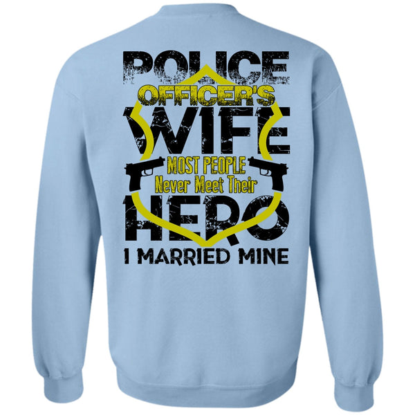 I Love Wife T Shirt, Police Officer's Wife Sweatshirt