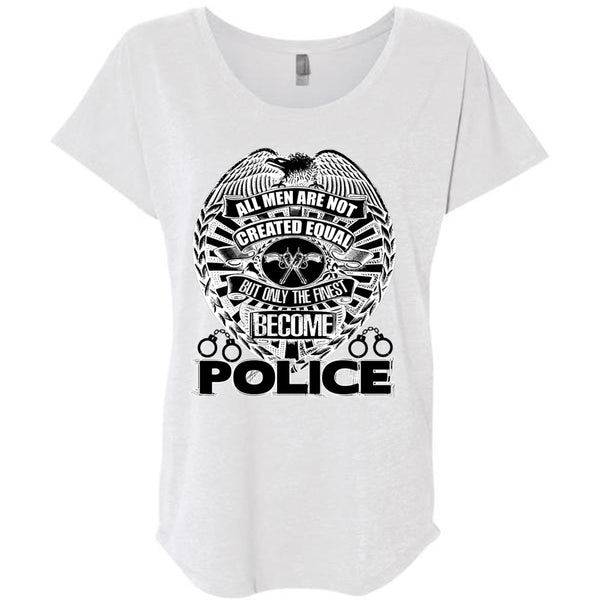 Only The Finest Become Police T Shirt, I Love Police T Shirt, Awesome T-Shirts