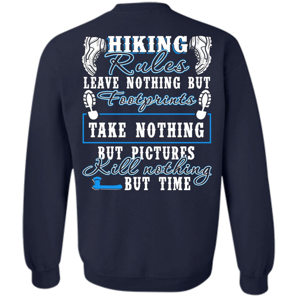 Footprint T Shirt, I Love Hiking Sweatshirt