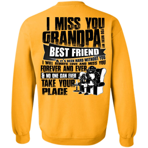 I Love Grandpa T Shirt, I Miss You Grandpa Sweatshirt