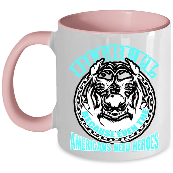 Cool Gift For Pitbull Owner Coffee Mug, Pitbull Accent Mug
