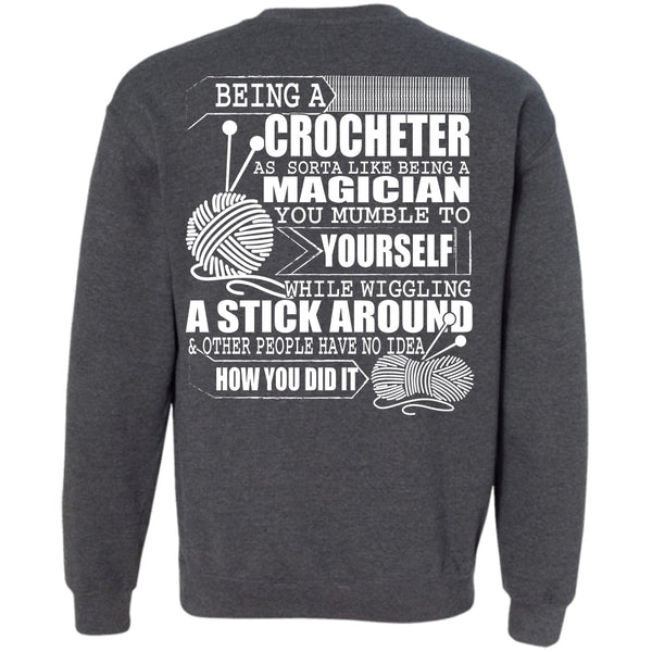 Being A Magician T Shirt, I Love Knitter Sweatshirt