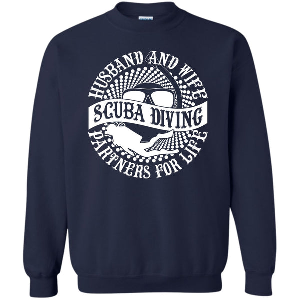 Scuba Diving Partners For Life T Shirt, Coolest Scuba Diver Sweatshirt