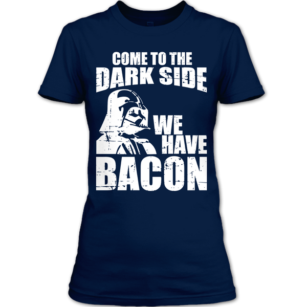 A black t-shirt with the shopify logo