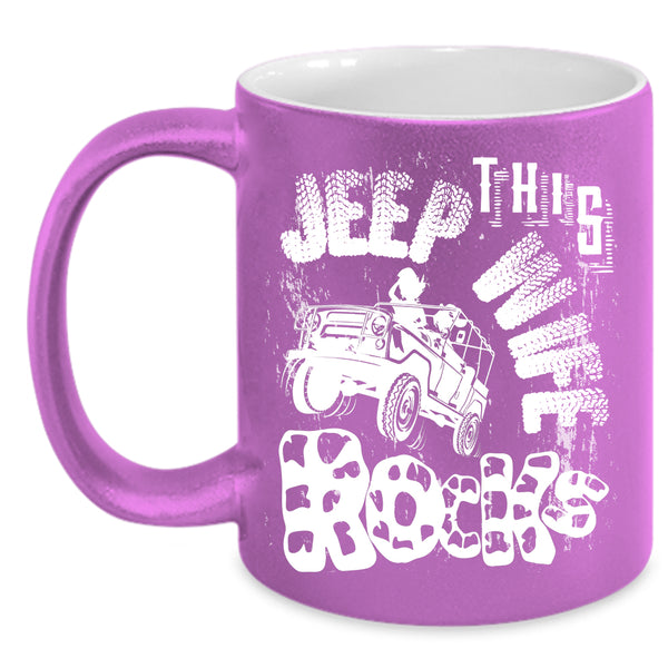 This Jeep Wife Rocks Coffee Mug, Cool Just Married Coffee Cup