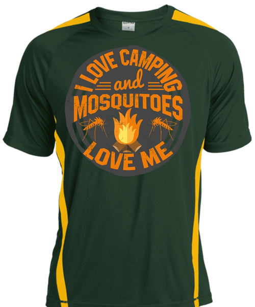 I Love Camping And Mosquitoes Love Me T Shirt, Being A Camper T Shirt, Cool Shirt