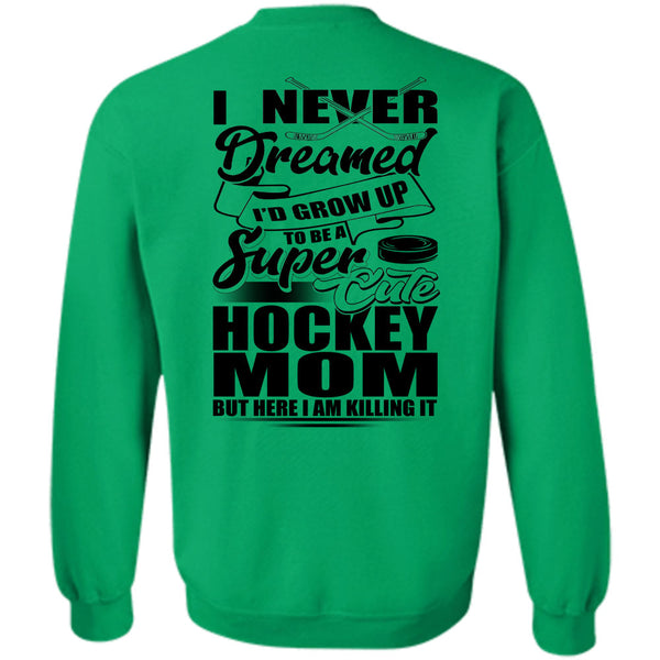 I Love Hockey T Shirt, Cute Hockey Mom Sweatshirt