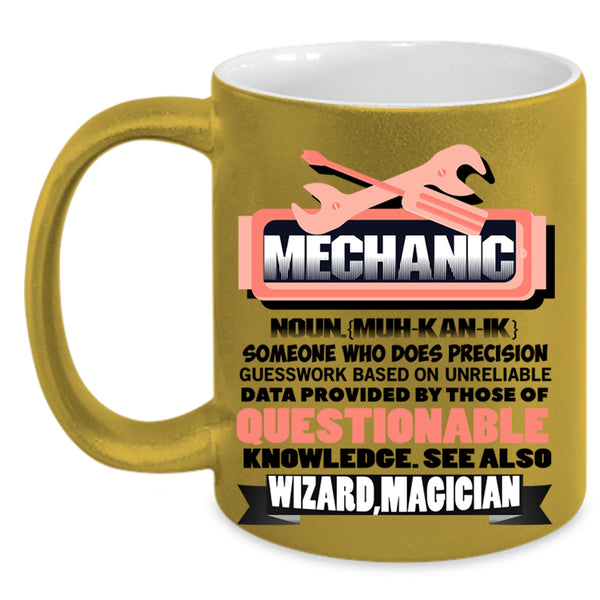 Cute Gift For Mechanics Coffee Mug, Mechanic Accent Mug