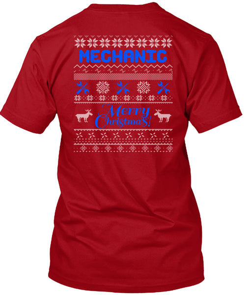 Mechanic Merry Christmas T Shirt, Being A Mechanic T Shirt