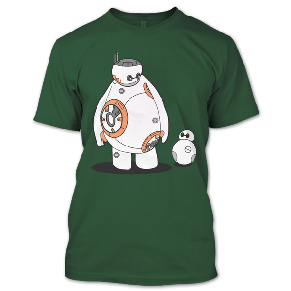 A black t-shirt with the shopify logo