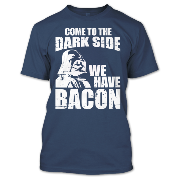 A black t-shirt with the shopify logo