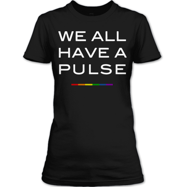 A black t-shirt with the shopify logo