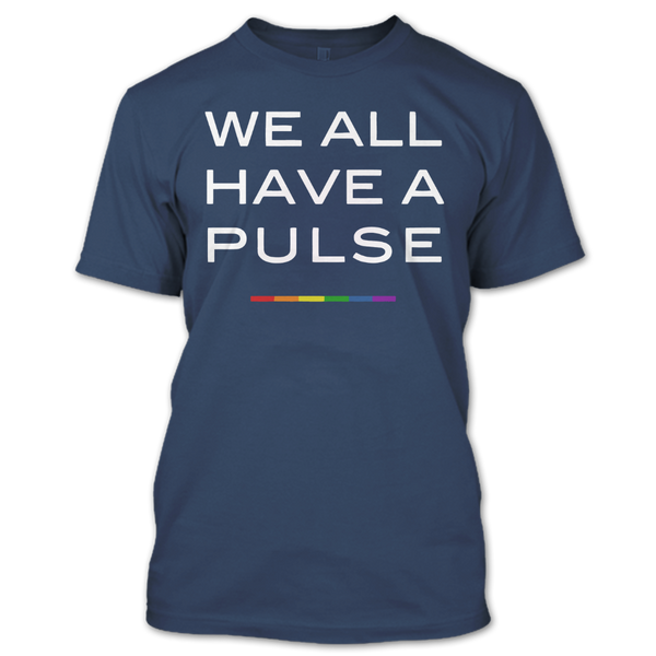 A black t-shirt with the shopify logo