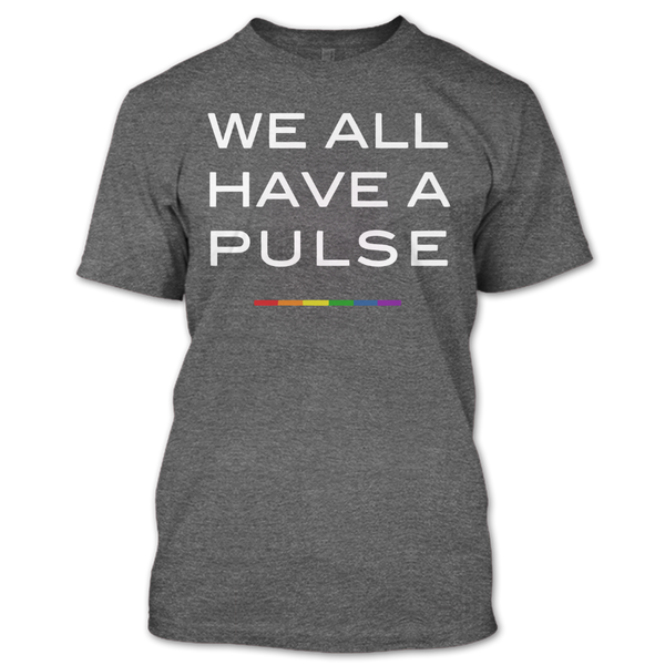 A black t-shirt with the shopify logo