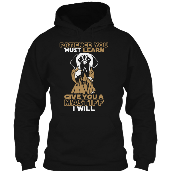 A black t-shirt with the shopify logo