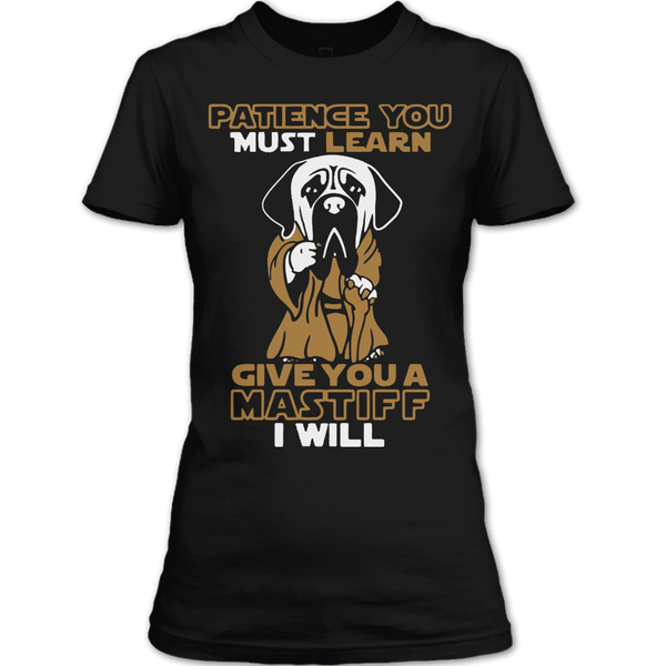 A black t-shirt with the shopify logo