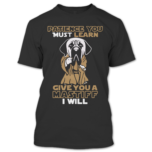 A black t-shirt with the shopify logo