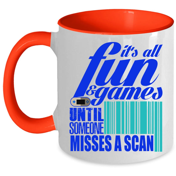 I Love Games Coffee Mug, It's All Fun And Games Accent Mug