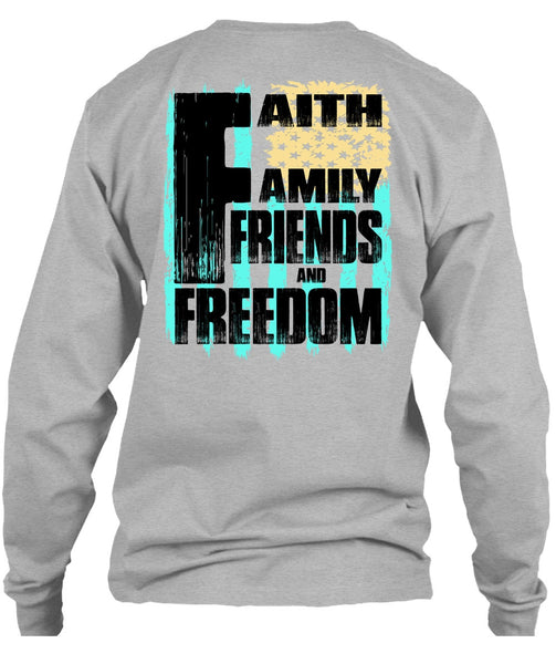 Faith Family Friends And Freedom T Shirt, I Love Veteran T Shirt