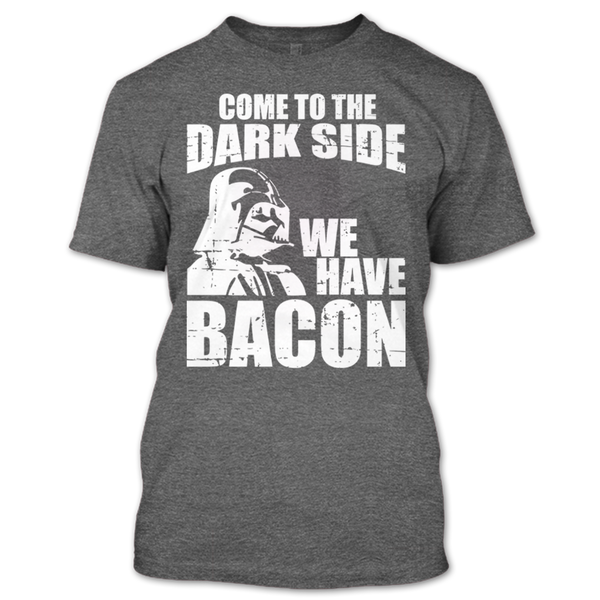 A black t-shirt with the shopify logo