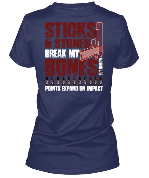 Sticks And Stones T Shirt, Being A Gunner T Shirt