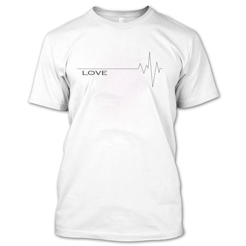 A black t-shirt with the shopify logo