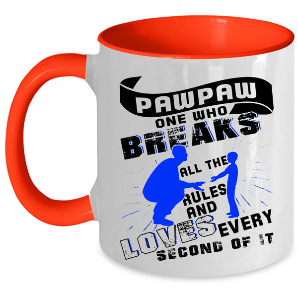 Cool Gift For Papa Coffee Mug, Pawpaw Accent Mug