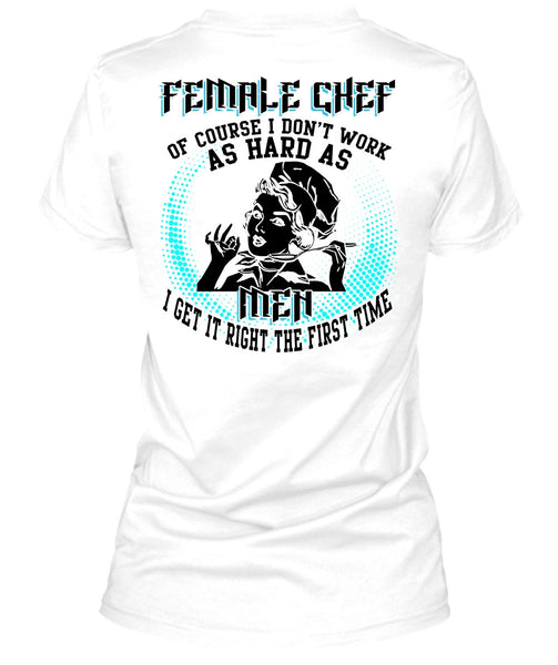 Female Chef T Shirt, I Love Chef T Shirt