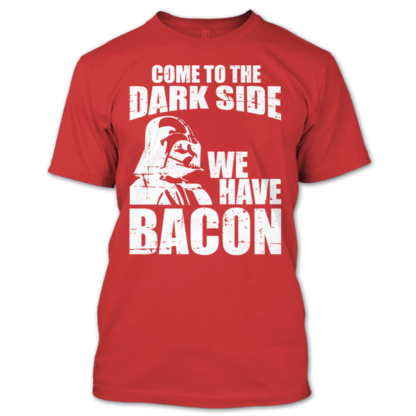 A black t-shirt with the shopify logo