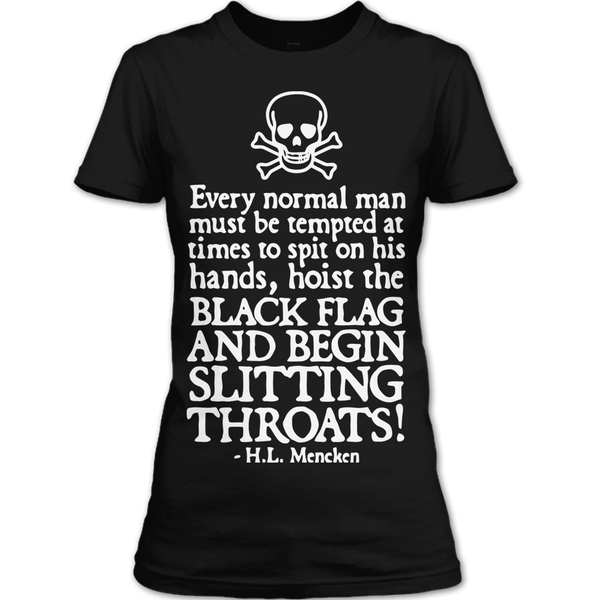 A black t-shirt with the shopify logo