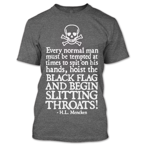 A black t-shirt with the shopify logo