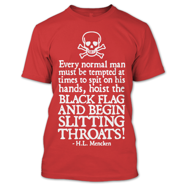 A black t-shirt with the shopify logo