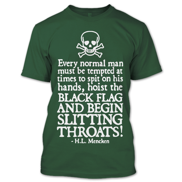 A black t-shirt with the shopify logo