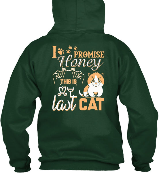 I Promise Honey This Is My Last Cat T Shirt, My Favorite T Shirt
