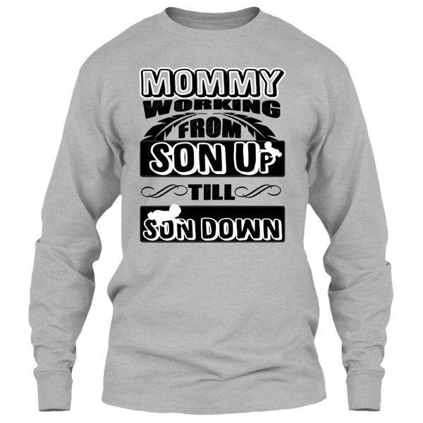 A black t-shirt with the shopify logo