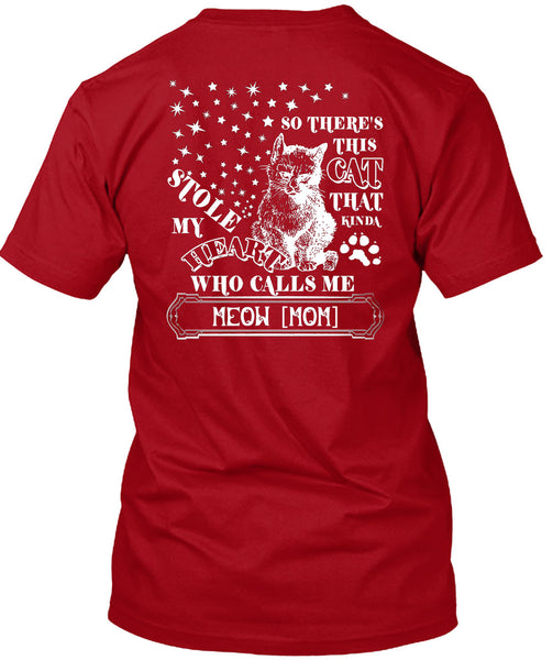 This Cat That Kinda Stole My Heart T Shirt, I Love Cats T Shirt