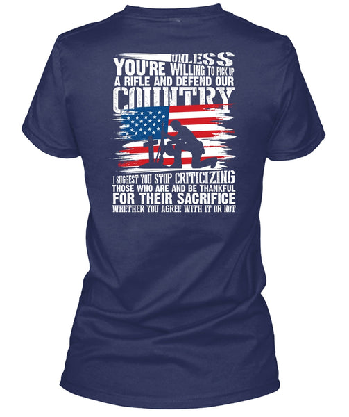 Defend Our Country T Shirt, Being A Veteran T Shirt
