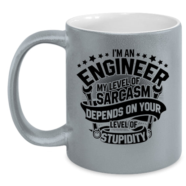 Cute Gift For Engineer Coffee Mug, I'm An Engineer Accent Mug