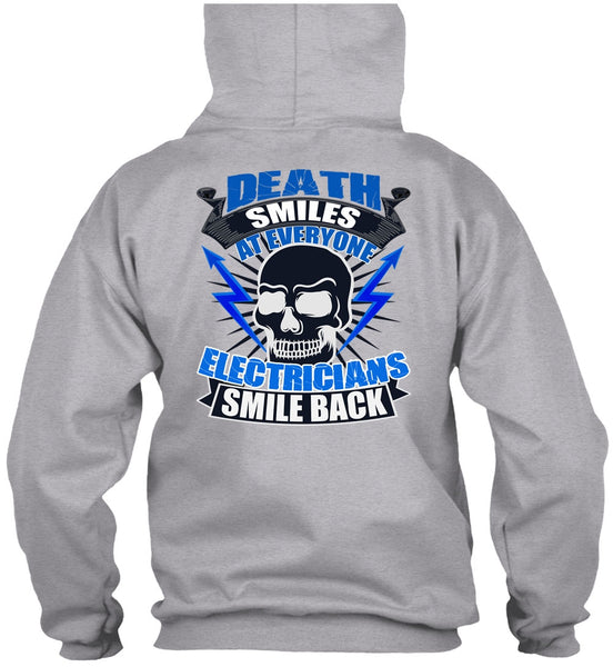 Electricians Smile Back T Shirt, I Love Electrician T Shirt