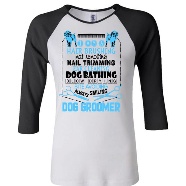Always Smiling Dog Groomer T Shirt, I Love My Dog T Shirt, Awesome T-Shirts