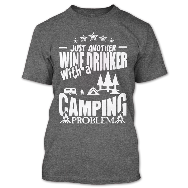 A black t-shirt with the shopify logo